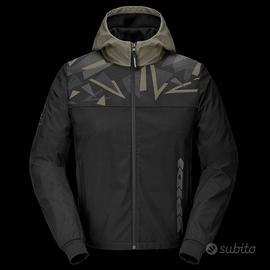 Giacca in Tessuto Spidi Hoodie Evo Sport VERDE MIL