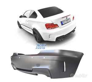 PARAURTI POSTERIORE BMW E82 E88 07-13 LOOK 1M PDC