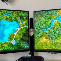 Doppio Monitor con Supporto