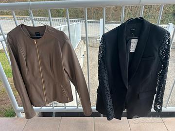 Giacca nera  tg M e giacca ecopelle Calliope