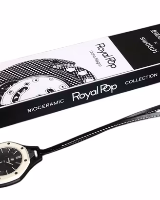 Orologio Swatch x AP Royal Pop Ocho Negro