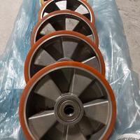 Ruote carrello alluminio e poliuretano