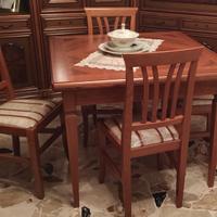 Tavolo da salotto allungabile + 4 sedie