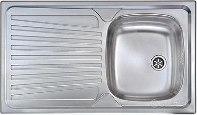 Lavello cucina nuovo, ancora imballato cm 86 x 50