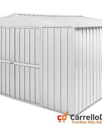 Box in Acciaio casetta giardino 360x345cm bianco