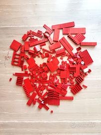 LEGO Vintage Red Bulk lotto misto pezzi rari