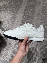 Sneakers Chanel Bianche Taglia 42
