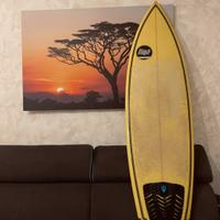 Tavola surf 6”4 handshaped black magic