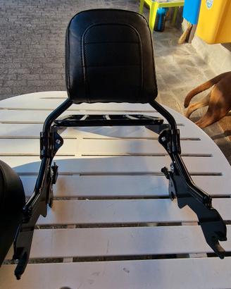 sissy bar con portapacchi  e sella softail 