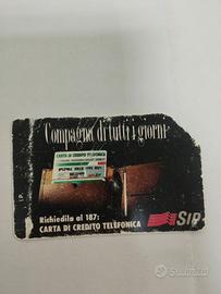 SCHEDA TELEFONICA SIP COMPAGNA DI TUTTI I GIORNI L