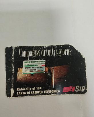 SCHEDA TELEFONICA SIP COMPAGNA DI TUTTI I GIORNI L