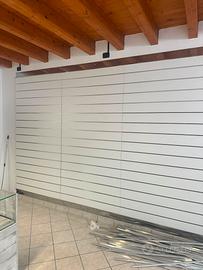 7 Pannelli Dogati Bianchi per Negozio 120x240 cm