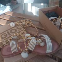 SANDALI NUOVI GIOSEPPO N.38