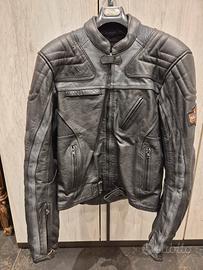 giacca da moto in pelle taglia XL