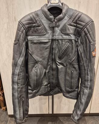 giacca da moto in pelle taglia XL