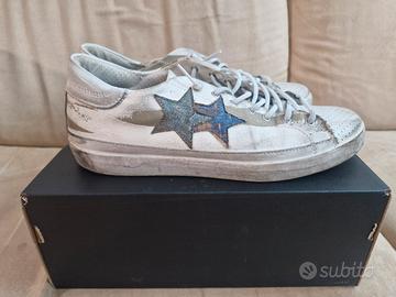 scarpe 2 star uomo pelle numero 43