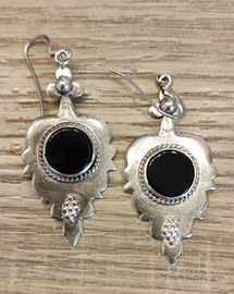 Orecchini in argento 925 con onice