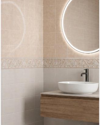 Piastrelle Bagno 20x20 con listelli