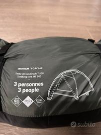 Tenda Trekking MT500 3 posti 3 stagioni campeggio