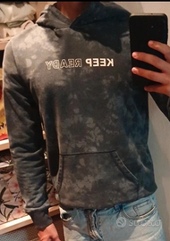 Hoodie Calliope grigio floreale -14y/165cm