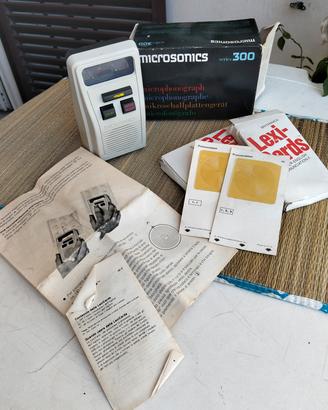 Microsonics microphonograph giradischi portatile