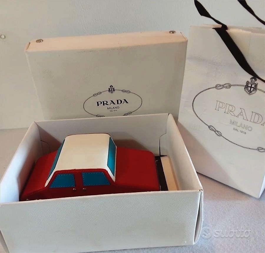 Rarissima Pull Toy Car Prada Leather Saffiano Collezionismo