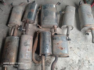 silenziatori auto varie marche 