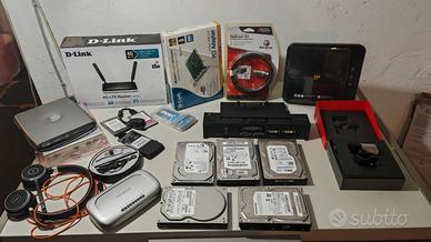 materiale informatico, Hard disk 1tb, modem ecc...