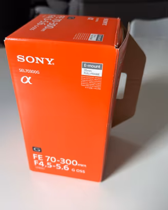 Sony FE 70-300 G OSS SEL70300G usato 3 volte