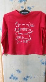 4 magliette Bambina 24-30 mesi