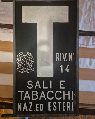 Tabaccheria in smalto T rivendita n. 14