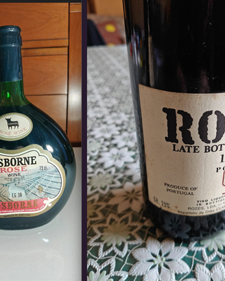 2 vini portoghesi: Osborne Rosé - Rozes 1983 LVB