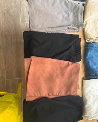 Set 4 gonne e pantagonne