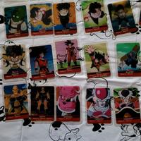 lotto 132 lamincards dragonball z serie argento