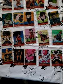 lotto 132 lamincards dragonball z serie argento
