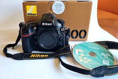 NIKON D800 digitale con software