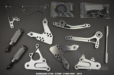 Pedane arretrate KAWASAKI Z 750 / Z1000 2007 2013