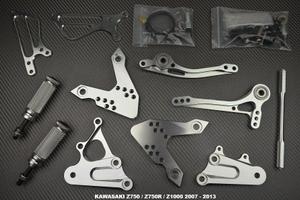 Pedane arretrate KAWASAKI Z 750 / Z1000 2007 2013