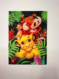 Quadro il re leone disney (Fatto a mano)