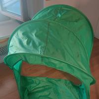 tenda letto sufflett ikea verde
