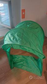 tenda letto sufflett ikea verde