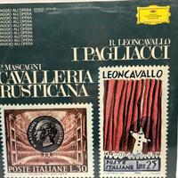 vinile con le opere I Pagliacci di R. Leoncavallo