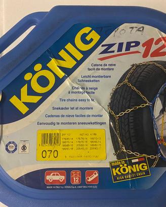 Catene da Neve KÖNIG ZIP 12 Misura 070 - 12mm -
