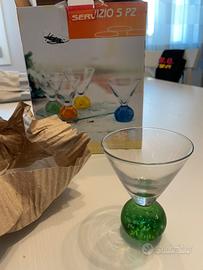 Set bicchieri aperitivo/liquore