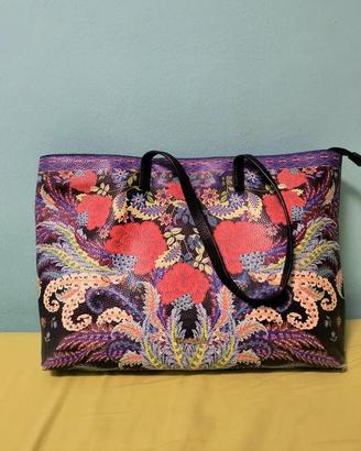 Borsa a spalla Desigual con motivo floreale