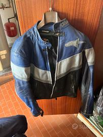 giubbotto pelle alpinestar usato