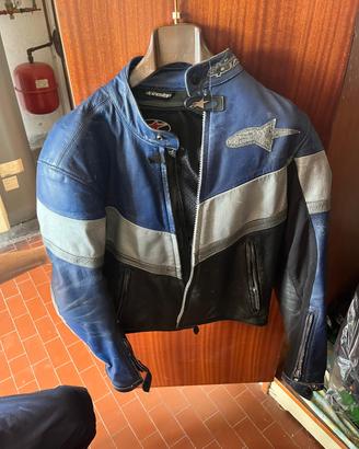 giubbotto pelle alpinestar usato