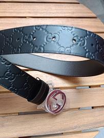 Cintura Gucci GG Signature Reversibile Black/Cocoa
