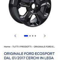 Cerchi in lega Ford Ecosport