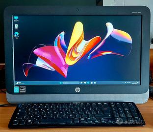 Pc HP All one 22 pollici full-hd antiriflesso.